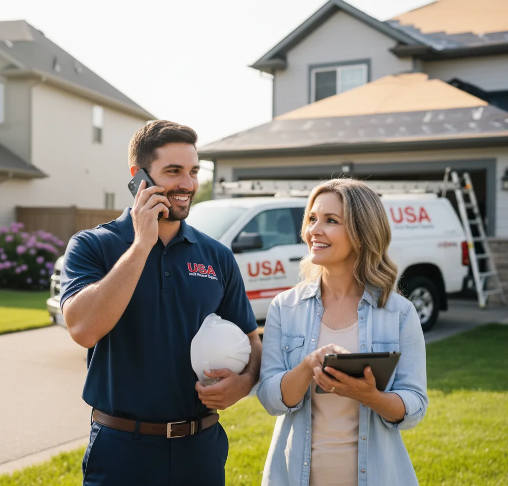 USA Roof Repair Experts customer support in Middleport